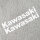 Kawasaki银色反光 20*3厘米一对