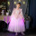 粉色裙+粉皇冠+魔法棒+发光灯带