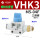 3通带排气VHK3-M5-04F 外螺纹快换接头