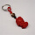 红绳菩提+朱砂貔貅钥匙扣