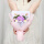 【紫色康乃馨+5朵花+礼袋盒+贺卡