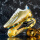 香槟金2301世界杯战靴金色FG长钉
