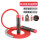 【9mm棉绳-高效款金属手柄-红色】420克+送绒