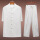 白色套装（白色上衣+白色裤子）