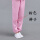 粉色条纹裤子