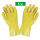 黄色浸塑手套5双