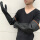 耐酸碱黑色55cm手套(一双装)
