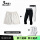 白美式短裤+七分裤(可选颜色默认黑)+球袜