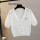 白色-小雏菊刺绣 短袖126