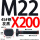 M22X200【45#钢T型】