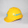 黄色V型PE透气孔安全帽