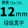 12mm绿底黑字TZe731