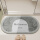 硅藻土浴室垫-芳菲椭圆灰色