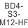 柠檬黄 BD4-S3-M12-HF