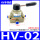 HV-02带外径12mm气管螺纹直通