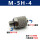 M-5H-4/牙M5接4*2.5气管 铁