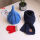 花朵帽(加绒) 宝蓝+蓝巾+手套