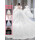 白色拖尾婚纱配八件套
