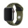 iwatch耐克硅胶表带-橄榄绿配黑