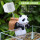 背篓熊猫 + 方形伸缩鱼捞