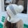 帽子+围巾麻花款白色