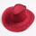 牛仔帽红色