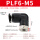 黑帽PLF6-M5插6mm管螺纹M5
