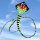 16米长尾蛇风筝+红轮+100米线