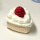草莓小蛋糕挂件【材料包】+编织