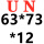 红色 UN-63*73*12