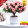 大号粉色+花瓣瓷盆（28-35cm）