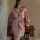 藕粉色(睡裙+睡袍2件套)