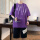 D-D6018-5紫色(上衣+短裤)