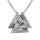 新三角+不锈钢链