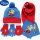 红蓝澳特曼帽子+围巾+双层手套 T