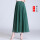 墨绿色裙长88cm