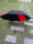 直径150公分黑配红接片伞