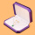 紫色八角绒布套装盒白底色 00433