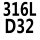 黑色 316L弯头DN32
