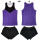 090紫色女背心+054短裤