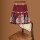 M1010#红色百褶裙