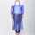 蓝色加厚星星PVC围裙+袖套一套