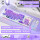 紫白潘多拉无线键鼠套装送桌垫+