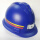 蓝色磨砂防静电安全帽高强度ABS材质