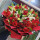 66朵红玫瑰加百合花束