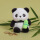 竹子熊猫11cm