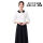 601-2白色七分袖+黑长裙