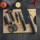 炫黑菜刀+陶瓷水果刀瓜刨+黑剪+菜板（五件套）