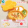 【】3件套+筷子+弯勺-柠檬黄 猫
