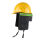 反光内衬+黄色圆型安全帽